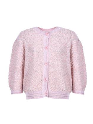 P_LABEL 팬시 반팔 가디건 MK2AD002_PIK