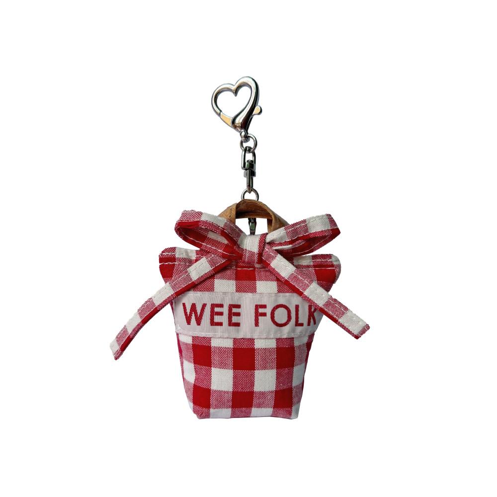 WEE FOLK PICNIC BAG  KEYRING  위포크 피크닉 백 키링 키홀더