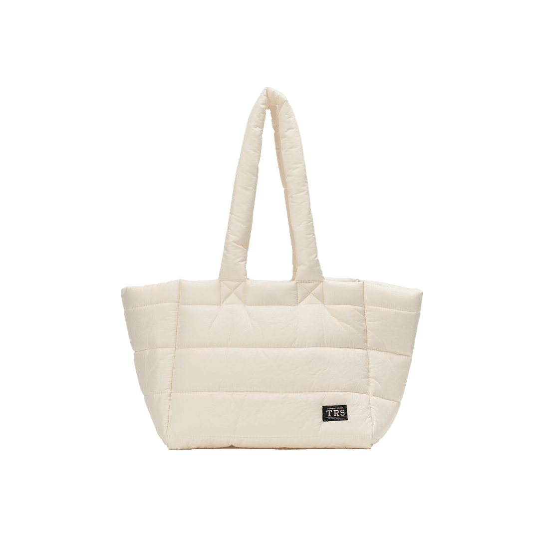 [6nd] PADDED MEDIUM TOTE BAG, IVORY