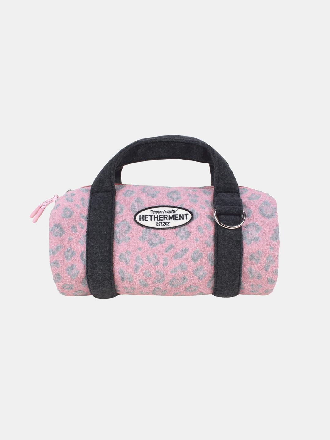 leopard bolo bag (pink)