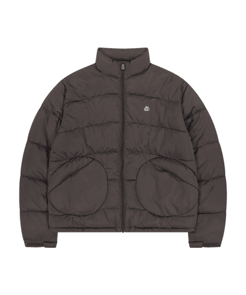 00 PADDED JACKET DARK BROWN