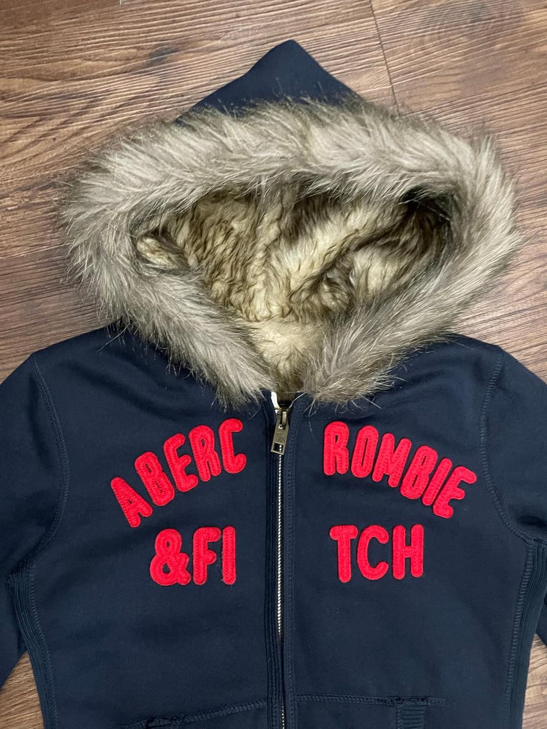 아베크롬비 울프죠 후드집업 퍼자켓 네이비 | 후루츠패밀리