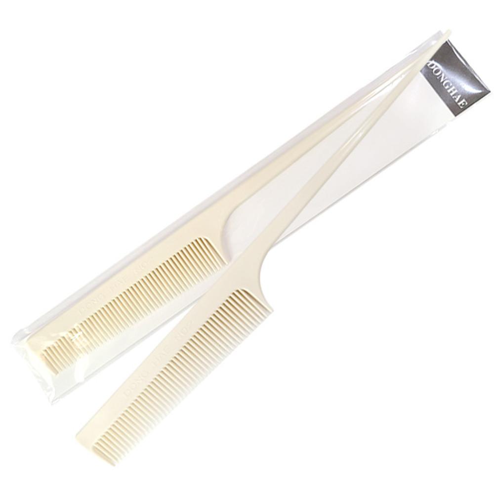 동해 삼화 미색 꼬리빗 아이보리 국가고시 시험용 미용 헤어