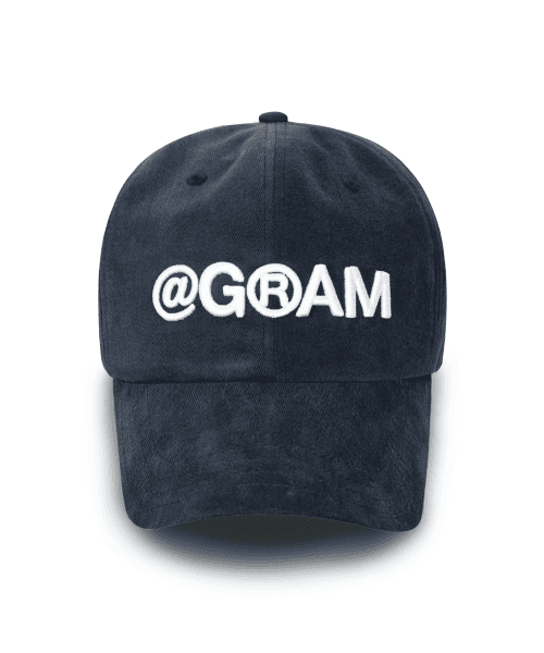 GRAM Bold Logo 6-Panel Cap_Midnight Blue