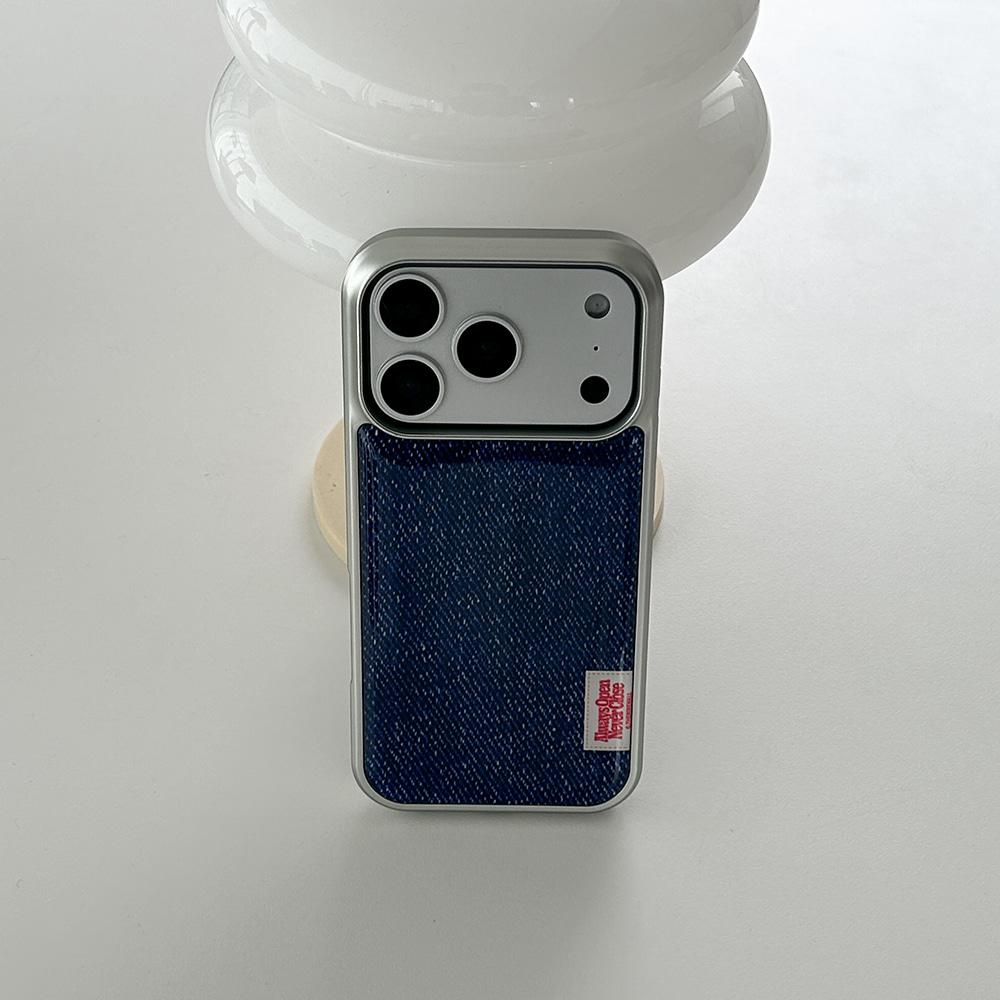 데님 컬러 라벨 [실버 범퍼케이스]