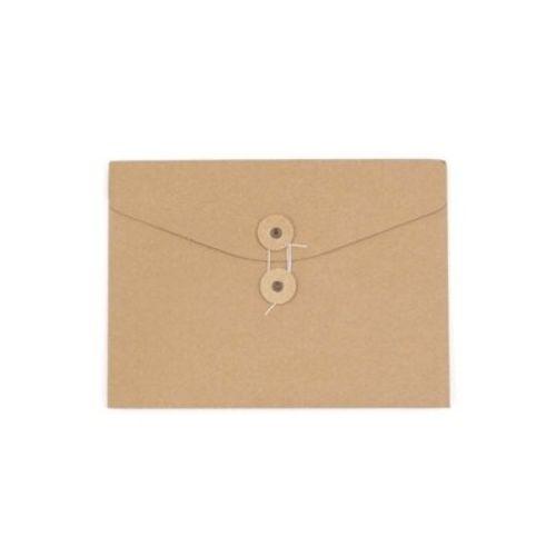 종이 단추 봉투 (가로형) - A5