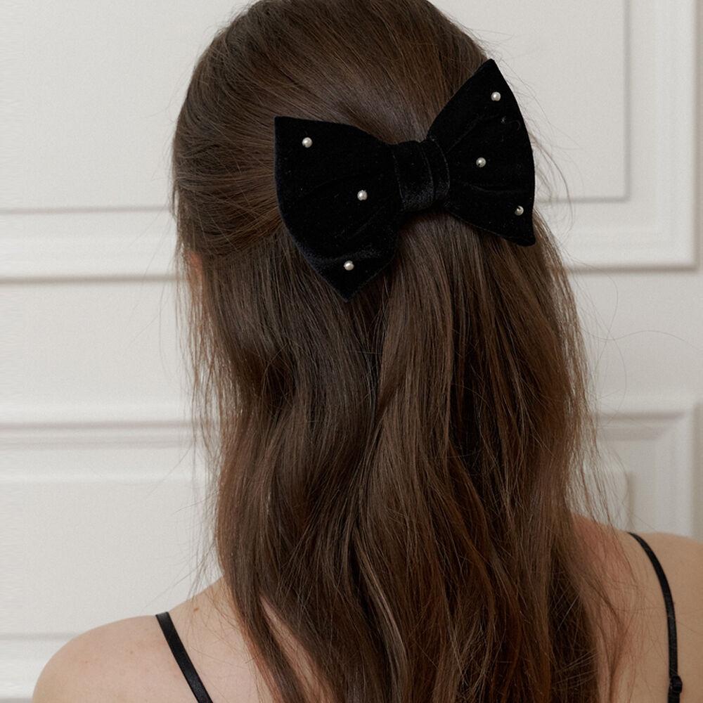 adorable pearl velvet ribbon