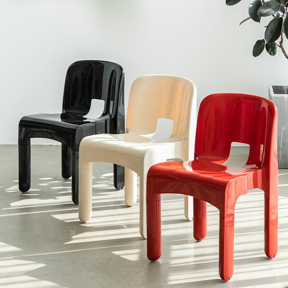 칩앤리빙 조콜롬보 유니버셜 체어 미드센츄리모던 식탁 카페 플라스틱 의자