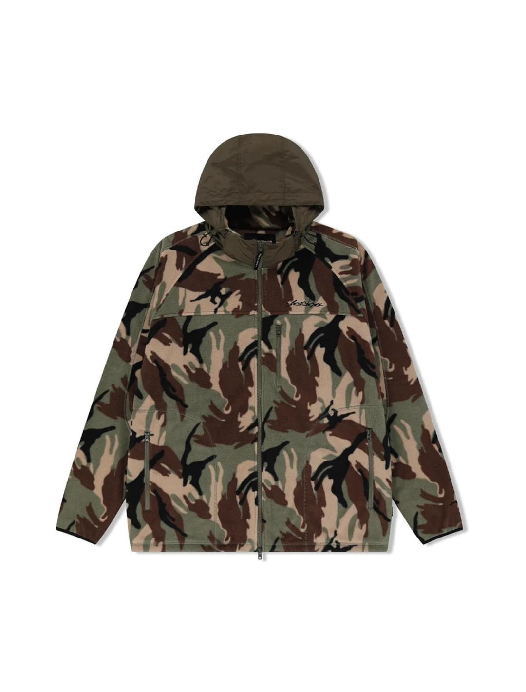 예스아이씨 Y.E.S Fleece Full Zip Jacket (Camo)