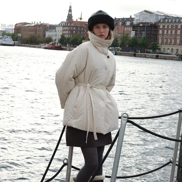 High Neck Padding Coat (2color)