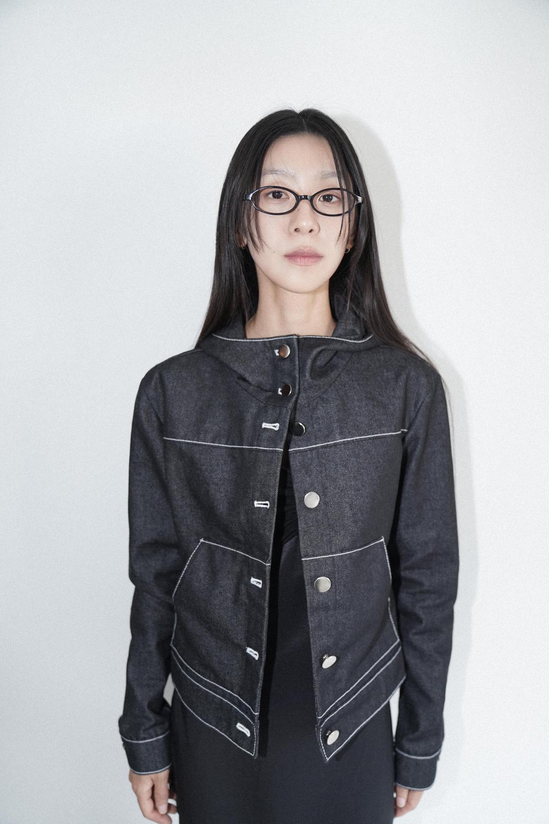 [2nd RESTOCK]stitch hoodie denim jacket