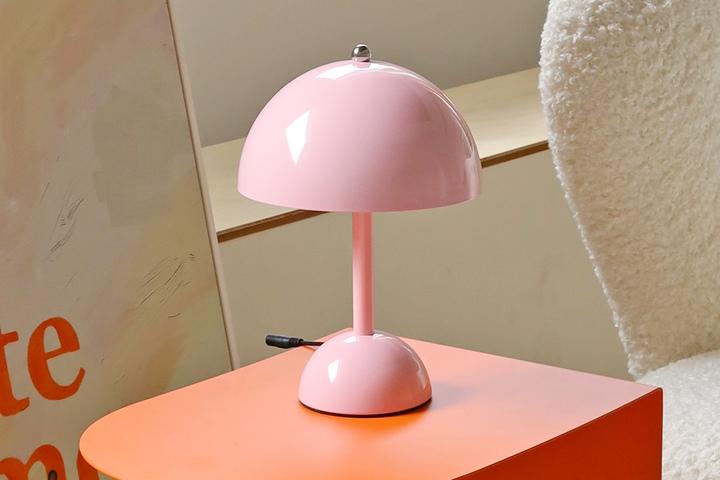 머쉬룸 LED 밝기조절 단스탠드(어댑터증정) 미드센츄리 거실 침실 인테리어 조명 무드등
