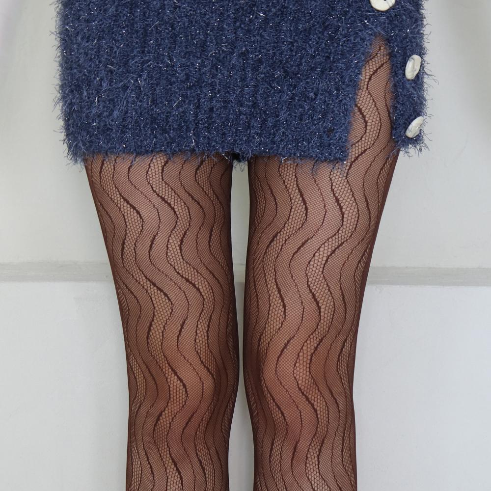 wave mesh tights