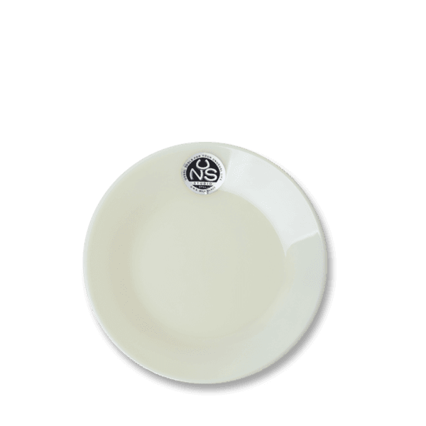 언스 베이직 밀크글라스 접시 7인치 크림