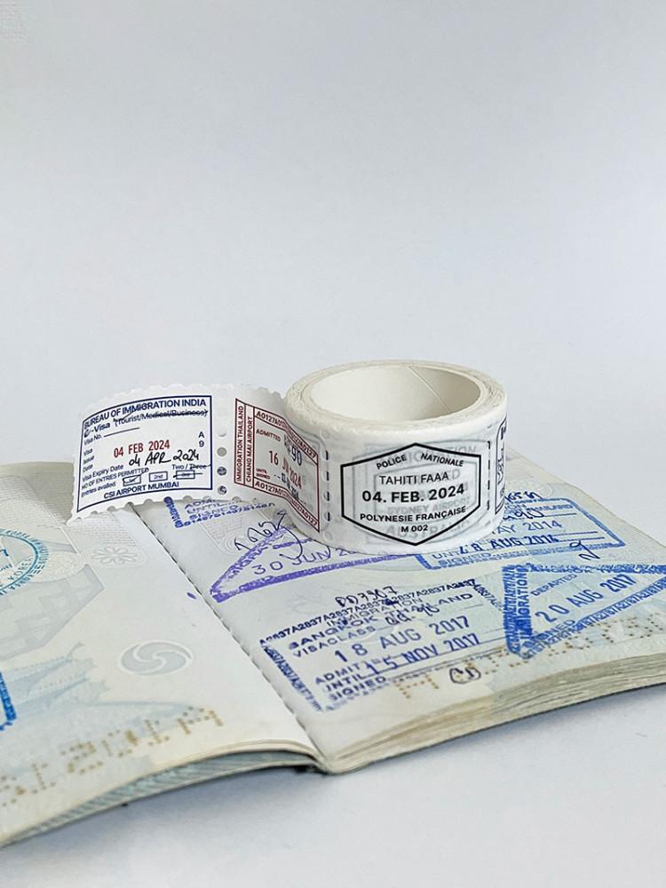 마이시리즈 비자 스탬프 마스킹테이프