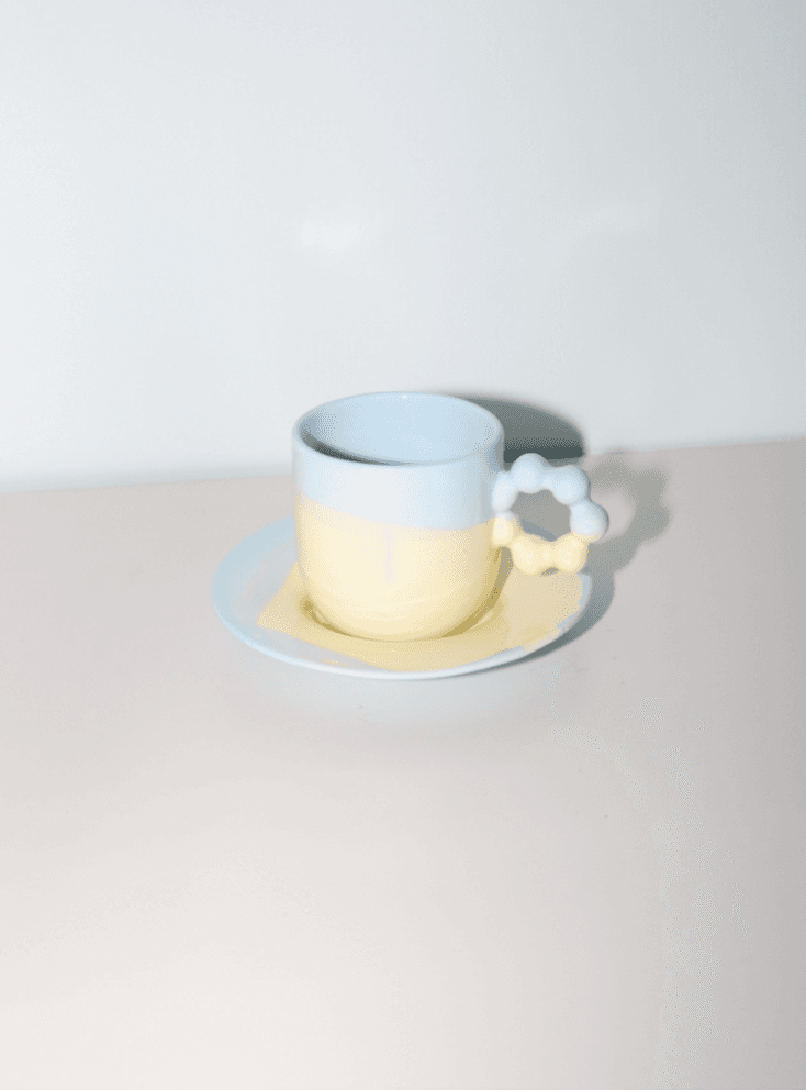 [Makeapottery]Cup and Saucer set