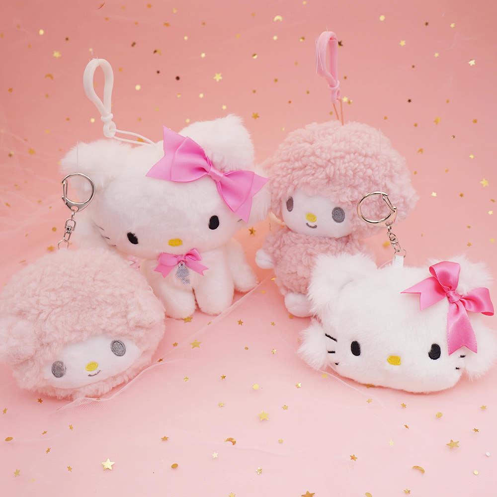 정품 챠미키티 마이스윗피아노 봉제인형 키링 인형 에어팟 미니파우치 가방고리 열쇠고리