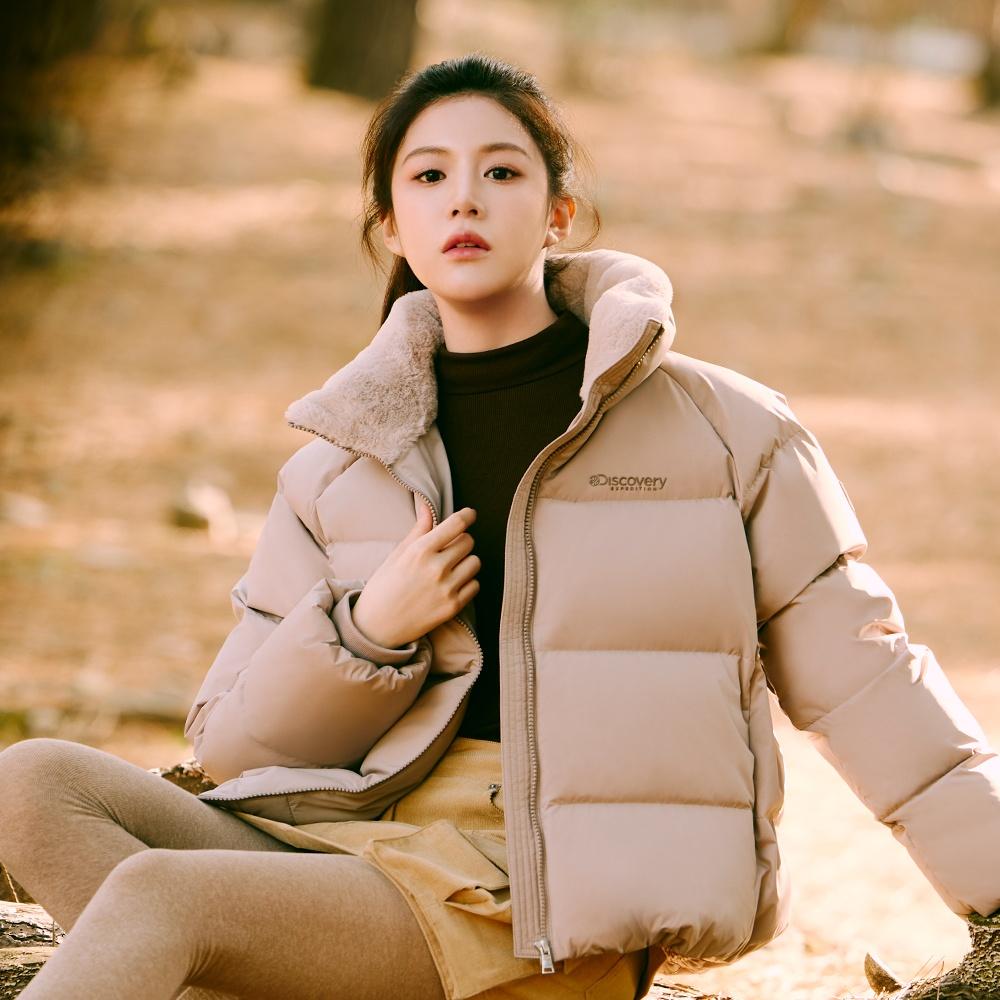 여성 올리브 RDS 숏패딩 (L/BROWN)