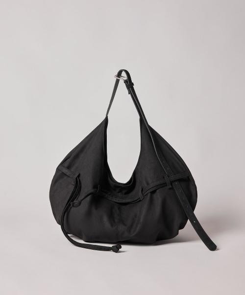 머쉬룸 호보백 [스웨이드 블랙]