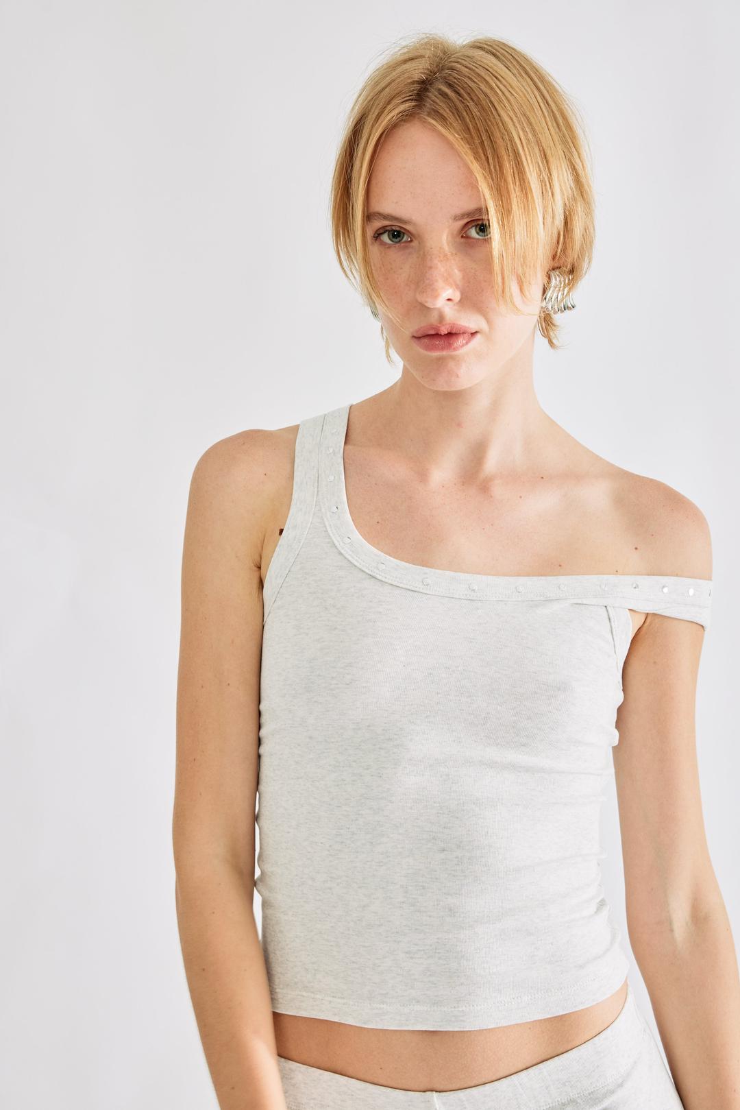 70s tank top - Metal gray - SM