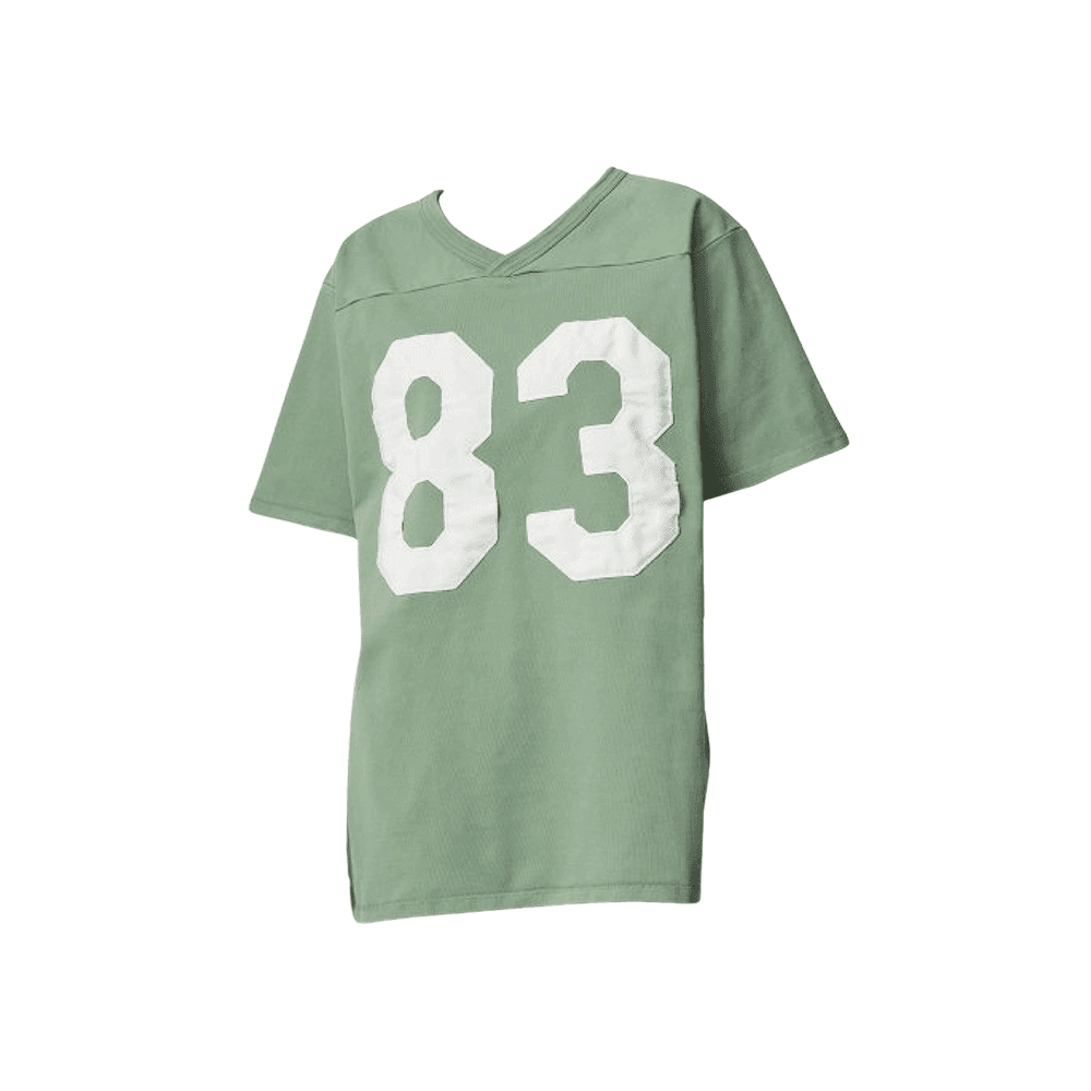 이알엘 풋볼 83 자수 브이넥 반소매 티셔츠 그린 (W)