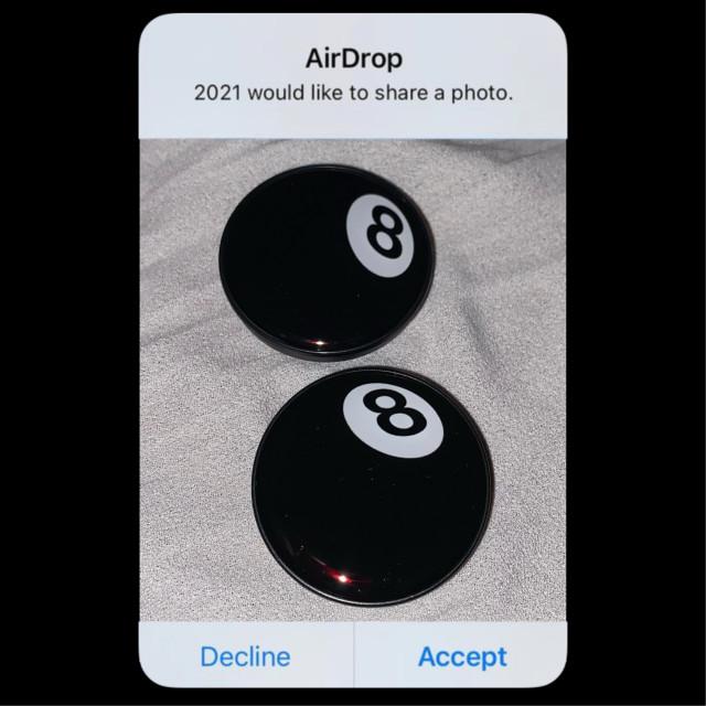 에폭시 에잇볼 당구공 그립톡 [Eight Ball]