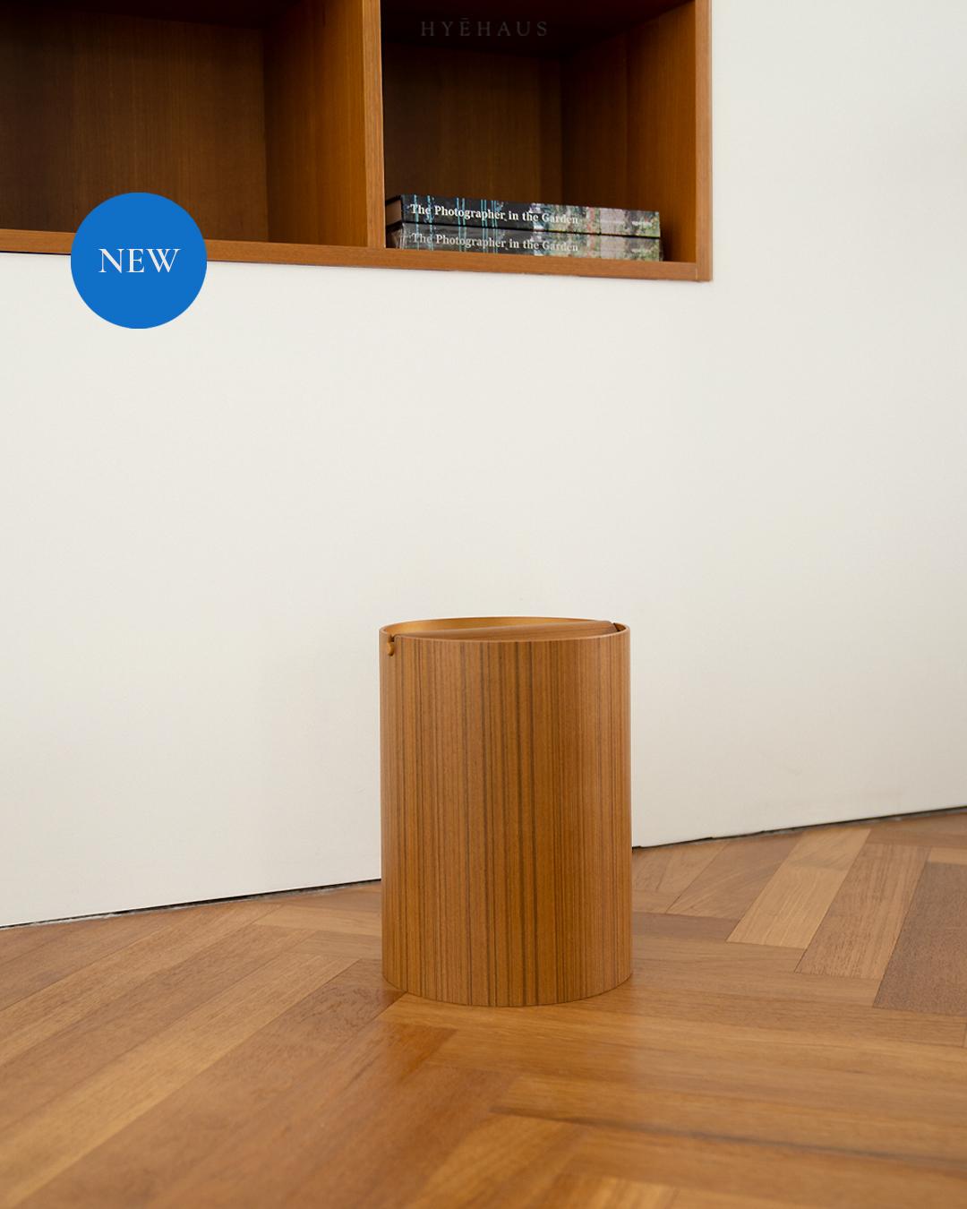 Basket Flaplid teak grain