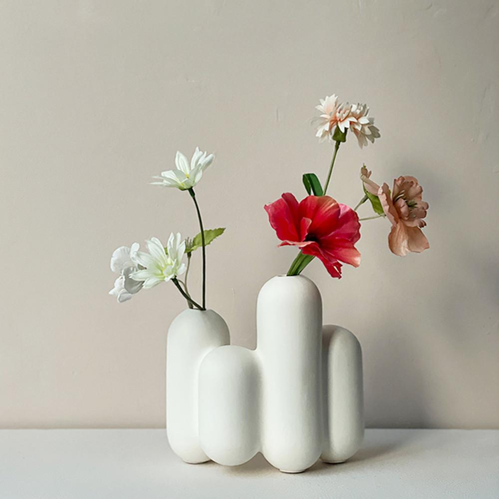 화병 오브제 한송이 밸런스 인테리어소품 꽃병