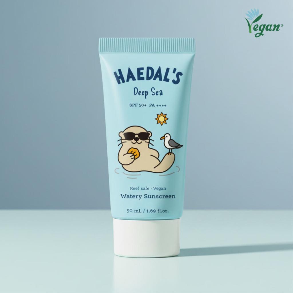해달씨 워터리 선크림 3중 기능성 50ml