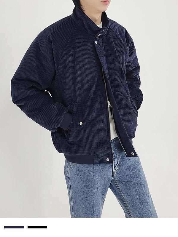 코듀로이 헤링턴 패딩 자켓