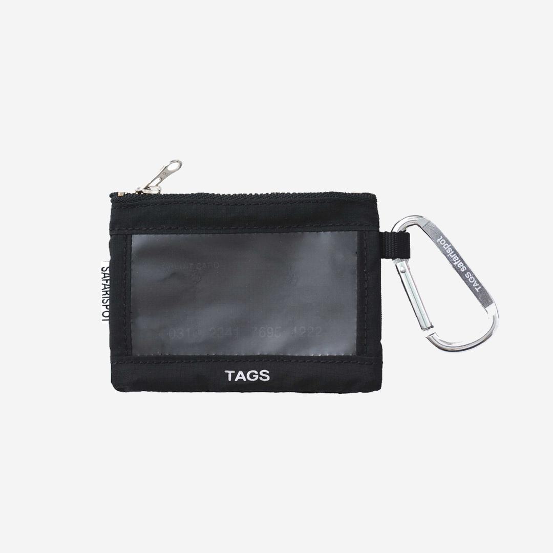 Safarispot Safarispot Basic Safari Keyring Card Wallet Black