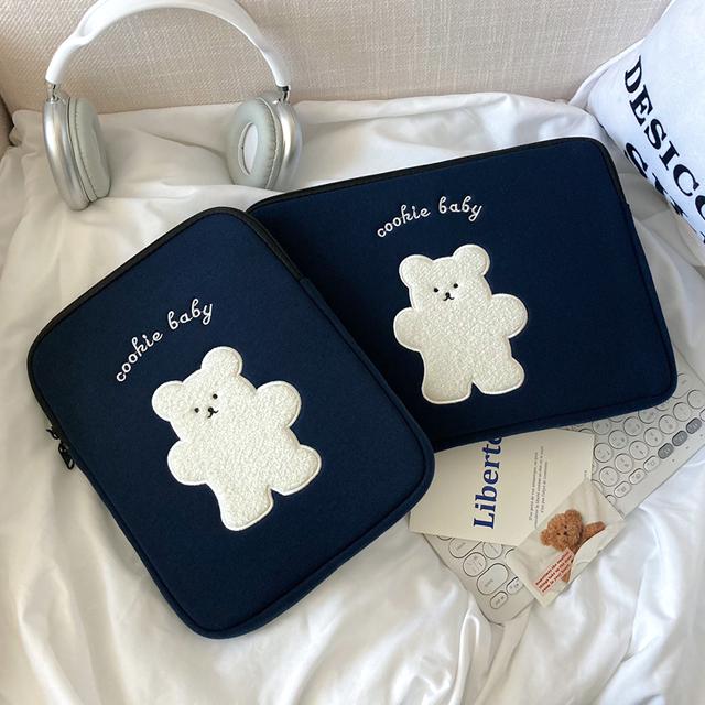 [스티커 사은품 증정] 쿠키 베베 아이패드 노트북 파우치 맥북 귀여운 노트북가방 11인치 13인치 14인치 15인치 16인치