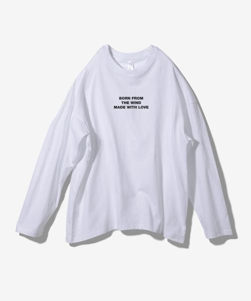 MWL SMALL OVER FIT LONG SLEEVE - WHITE