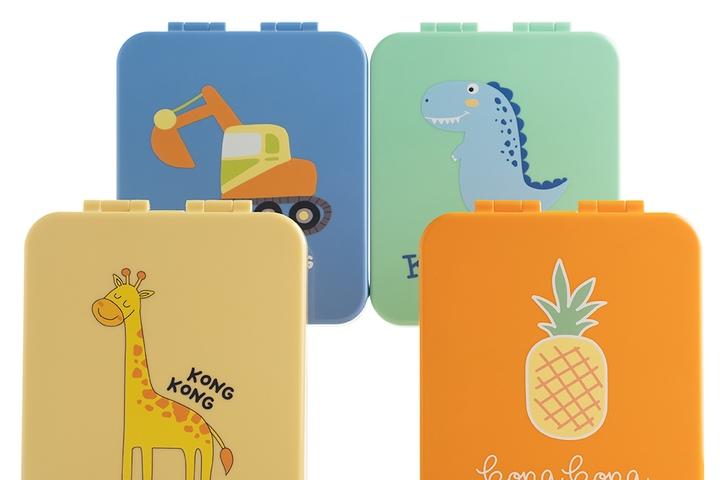 콩콩도시락 그래픽 베이비 도시락통