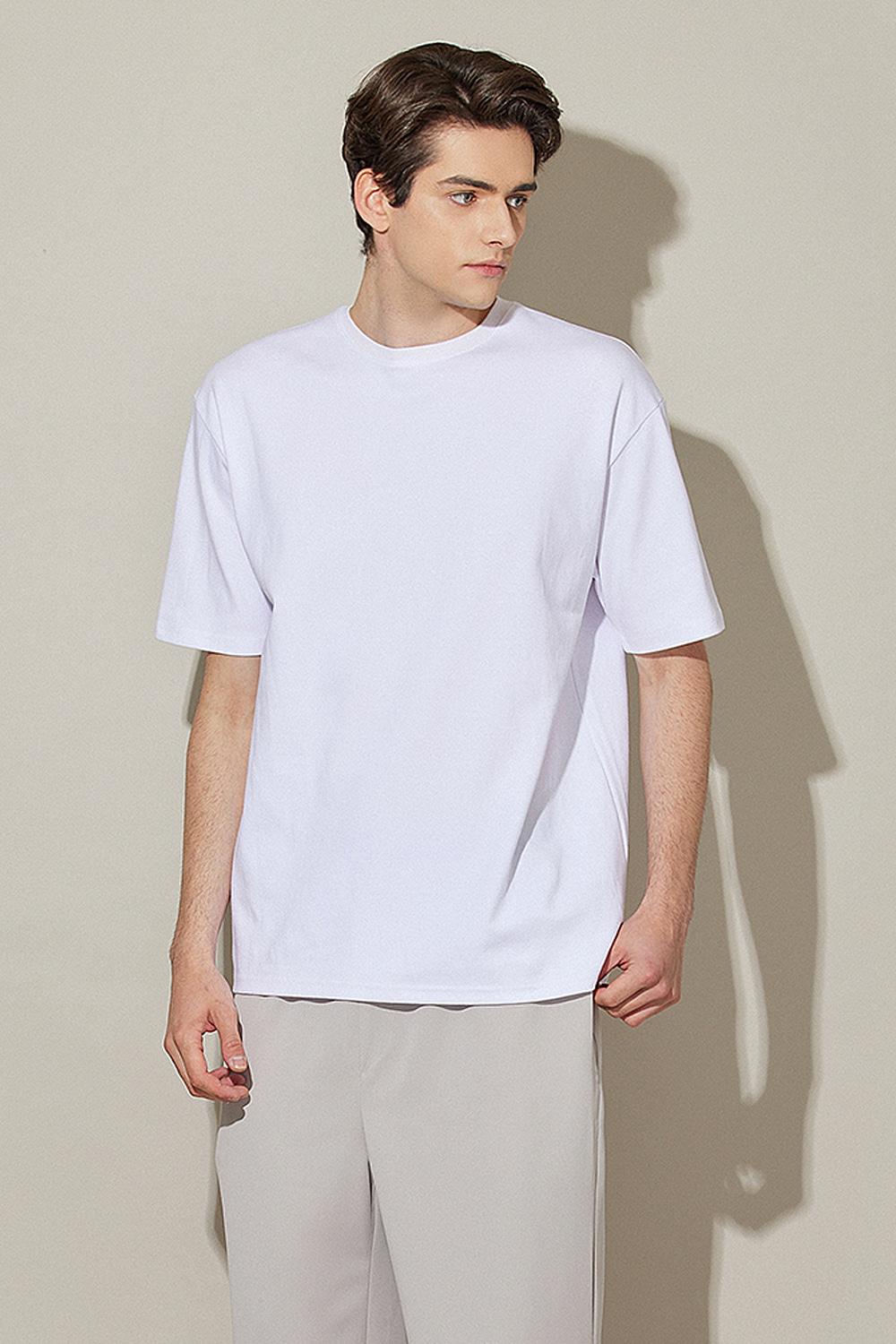 [17주년 10% 할인][Men][에두아르도][멀티팩]릴렉스 세미오버핏 반팔 클래식세트