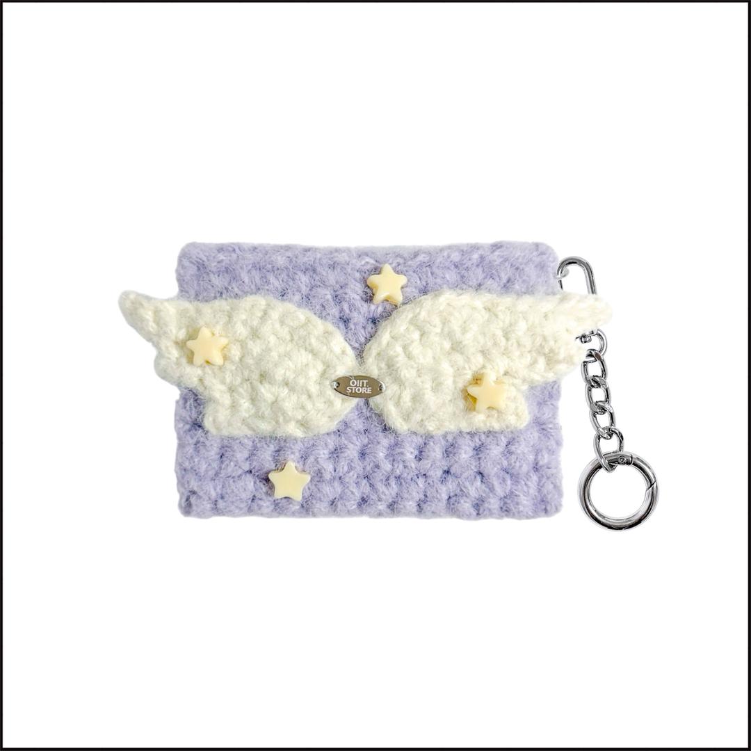 angel card wallet (baby purple)