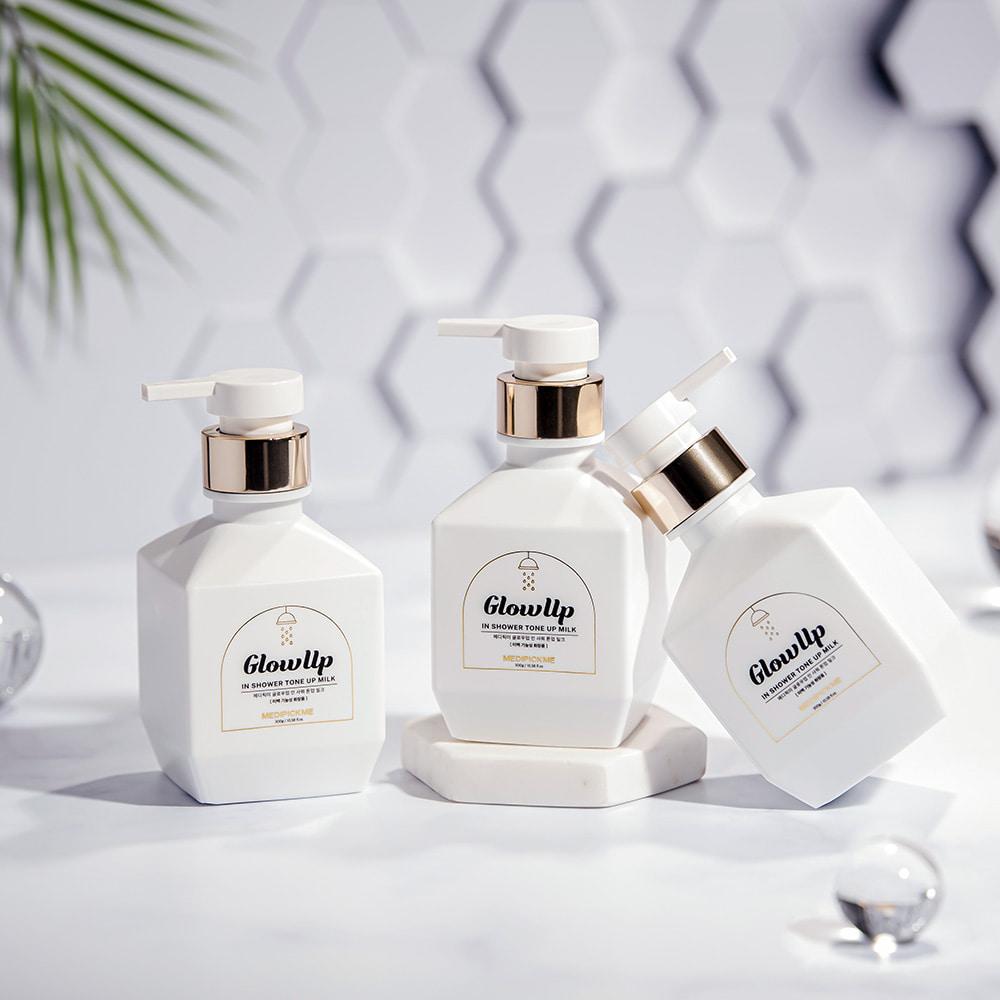 메디픽미 글로우업 인샤워 톤업밀크 300g 바디톤업크림 인샤워톤업