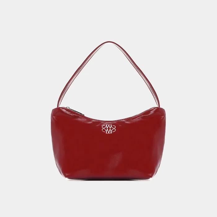NICOLE MINI HOBO BAG_RED