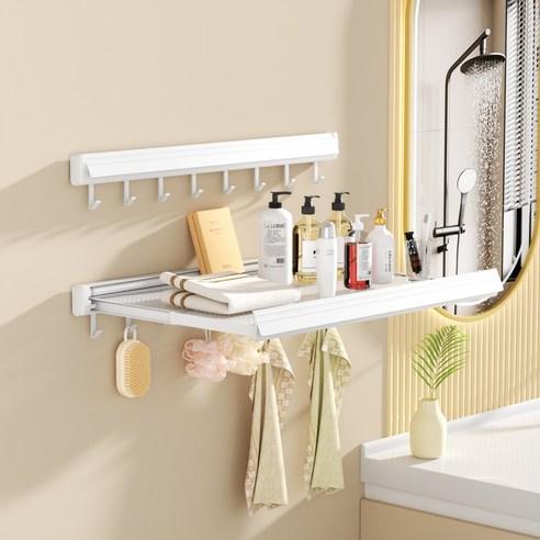 오라플 무타공 접었다폈다 욕실선반 - 욕실선반/걸이/홀더 | 쿠팡