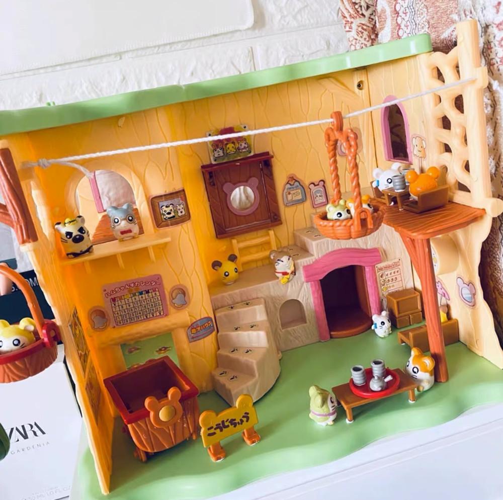 방가방가 햄토리 플레이 하우스 세트 피규어 12종 포함