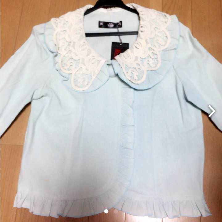 최종 가격！ankrouge 레이스깃재킷