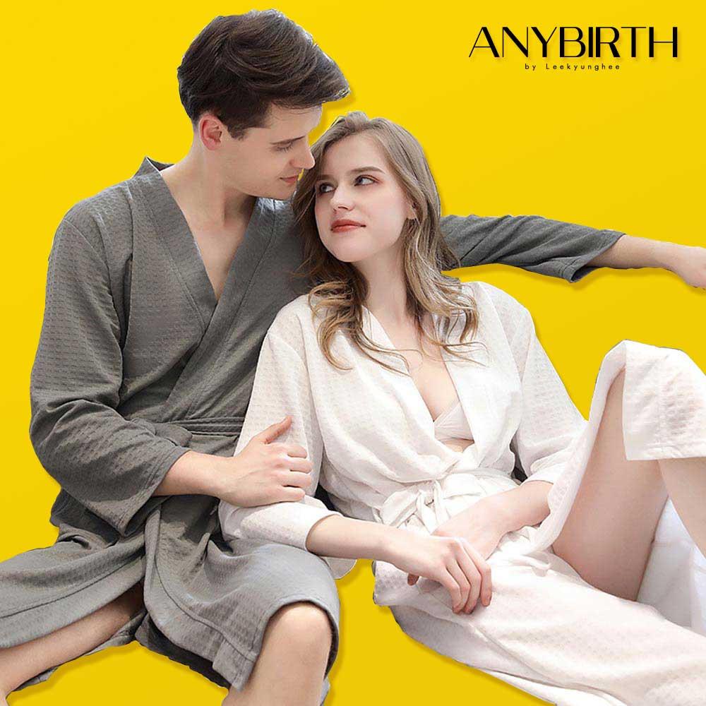 와플 여름 샤워 가운 호텔 목욕 골프 사우나 바스 커플 남자 면 홈