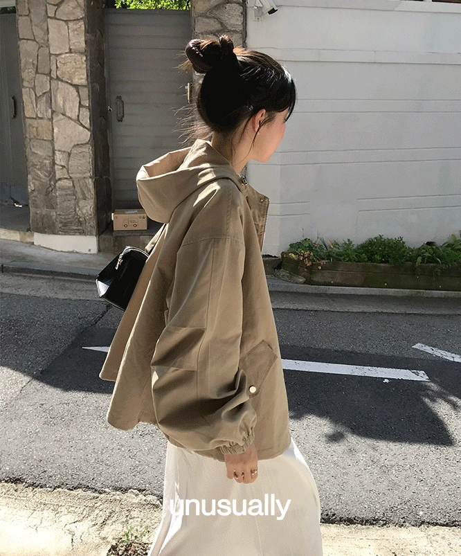 [고퀄리티🍂] 언유즈얼리 쿠키 코튼 야상 자켓(2color)