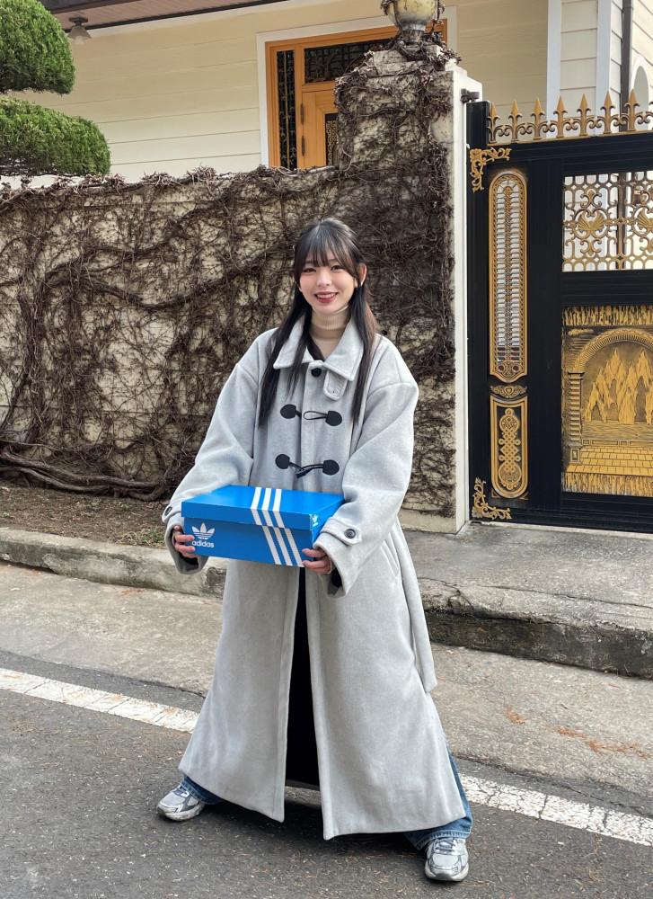 Comfortable duffel long coat 컴포터블 더플 롱 떡볶이 코트