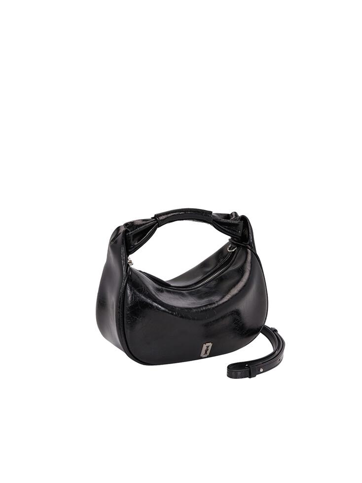 Halfmoon Coconut Mini Tote (하프문 코코넛 미니 토트) Black