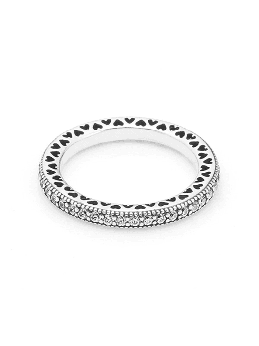 하트 오브 판도라 실버 반지 190963CZ