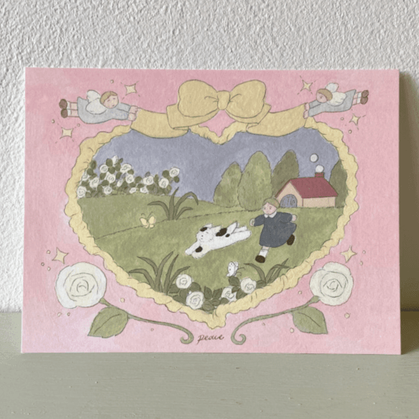 [엽서] 하트 로즈