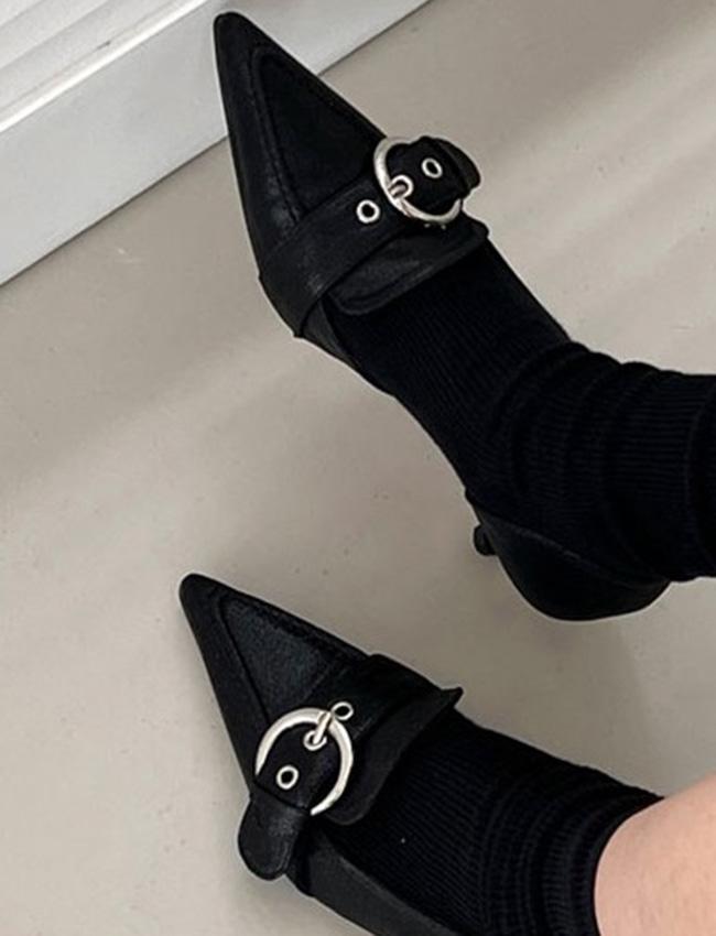 빠른출고⚡마리티 링버클 스테렐로 힐 (3color)