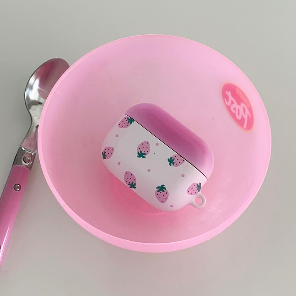 STRAWBERRY AIRPODS CASE 딸기 에어팟케이스 (유광하드)