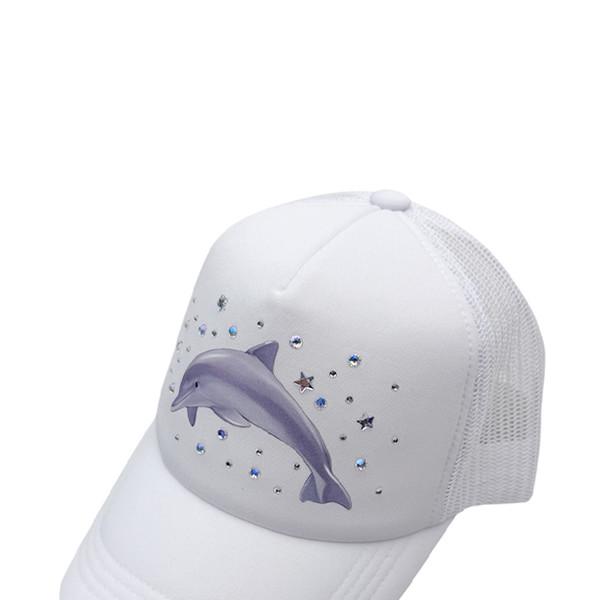 dolphin twinkle mesh cap